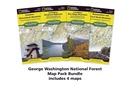  788,789,791,792 Topographic Map Guide George Washington Nat. Forest Map Pack | National Geographic