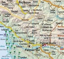 Wegenkaart - landkaart Costa Rica | Mapas Naturismo