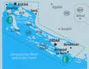 Wandelkaart 2901 Dalmatinische Küste Nord | Kompass