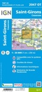 Wandelkaart - Topografische kaart 2047OT St.-Girons, Castillons-en-Couserans | IGN - Institut Géographique National