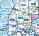 Topografische kaarten IGN 25.000 Jura : Zuid