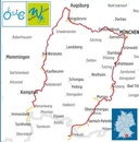 Fietskaart Bikeline Loisach-Radweg - Wertach-Radweg | Esterbauer