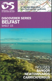 Wandelkaart - Topografische kaart 15 Discoverer Belfast and surroundings | Ordnance Survey Northern Ireland