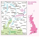 Wandelkaart - Topografische kaart 186 Landranger Aldershot & Guildford | Ordnance Survey