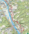 Wandelkaart 2503 Rheinsteig | Kompass