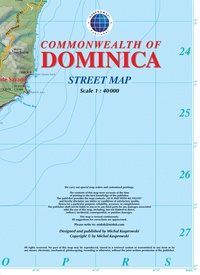 Wegenkaart - landkaart Dominica (Commonwealth of) | Kasprowski Maps