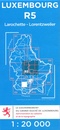 Wandelkaart - Topografische kaart R5 Luxemburg Larochette - Lorentzweiler - Ettelbruck | Topografische dienst Luxemburg