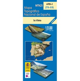 Topografische kaart 698-I Sa Vileta (Mallorca) | CNIG - Instituto Geográfico Nacional