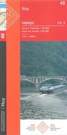 Topografische kaart - Wandelkaart 48 Topo50 Huy / Hoei | NGI - Nationaal Geografisch Instituut