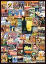 Legpuzzel Travel around the world - vintage posters | Eurographics