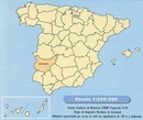 Wegenkaart - landkaart Mapa Provincial Badajoz | CNIG - Instituto Geográfico Nacional