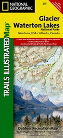 Wandelkaart - Topografische kaart 215 Glacier - Waterton Lakes National Park | National Geographic