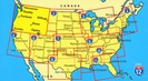 Overzicht Hallwag wegenkaarten USA