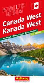 Wegenkaart - landkaart Canada West | Hallwag