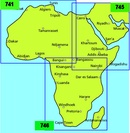 Overzicht Michelin deelkaarten Afrika