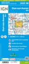 Wandelkaart - Topografische kaart 2425SB Dun-sur-Aubron - Blet | IGN - Institut Géographique National