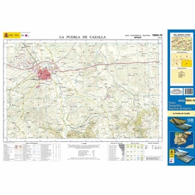 Topografische kaart 1004-IV La Puebla de Cazalla | CNIG - Instituto Geográfico Nacional1