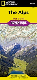 Wegenkaart - landkaart 3321 Adventure Map Alps - Alpen | National Geographic