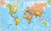 Wereldkaart 66PH-zvl Politiek, 136 x 86 cm | Maps International