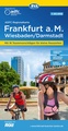 Fietskaart ADFC Regionalkarte Frankfurt am Main, Wiesbaden, Darmstadt | BVA BikeMedia