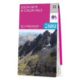 Wandelkaart - Topografische kaart 032 Landranger South Skye & Cuillin Hills | Ordnance Survey