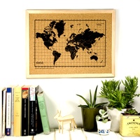 World Map Corkboard (Small)