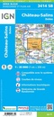 Wandelkaart - Topografische kaart 3414SB Château-Salins | IGN - Institut Géographique National
