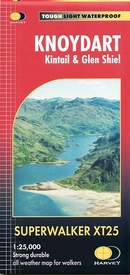 Wandelkaart Knoydart / Kintail / Glen Shiel harvey | Harvey Maps